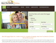 Tablet Screenshot of bestmortgagerates.com